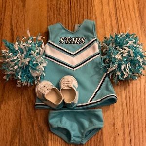 American Girl Doll Blue Cheerleader Outfit